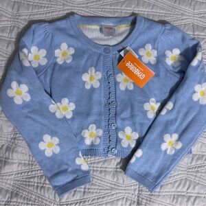 Gymboree Light Blue Daisy Kids Sweater